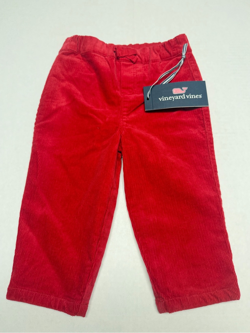 VINEYARD VINES Baby Red Corduroy 6-12M Preppy $38 NWT